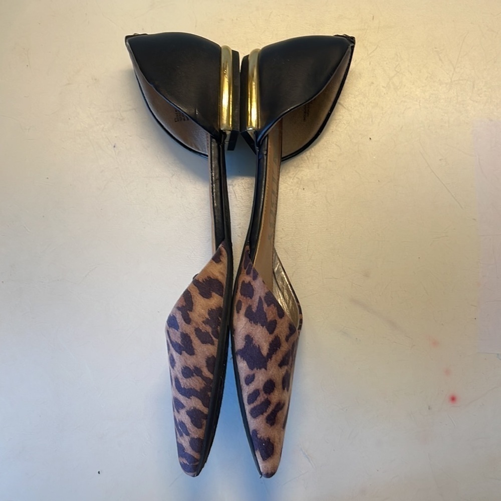 SAM & Libby Heidi Animal Print Flats. Size 9.5. D8/A - Picture 5 of 9